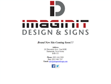 Tablet Screenshot of imaginitdesign.com